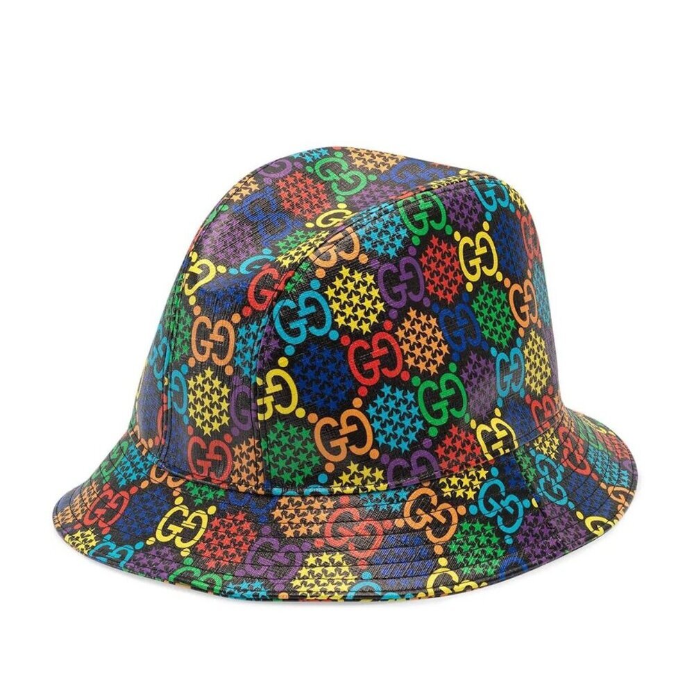 NWT Gucci GG Psychedelic fedora hat size M(58cm)